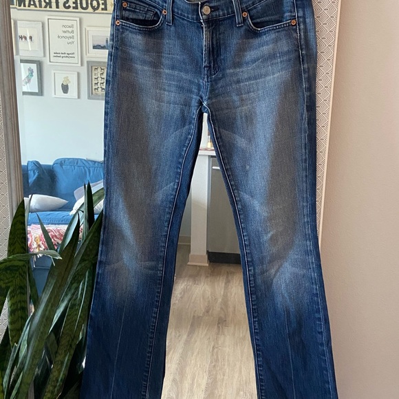 7 For All Mankind Low Rise Bootcut Jean - Picture 2 of 4